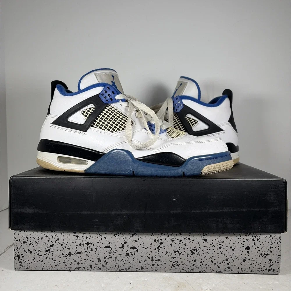 Size 8 Nike Air Jordan 4 Retro Motorsports‎ 2017 Sneaker 308497-117